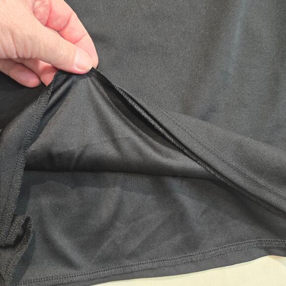 Lucy in the Sky Sheer Sleeve Black Bodycon Dress Made in LA Size L Club Sexy - Picture 4 of 11